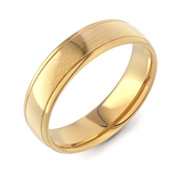 Shouldercut Court & Twin Finish | Yellow Gold