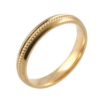 Classic Beading | Yellow Gold