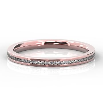 2mm Brilliant Cut Full Eternity | Rose Gold