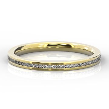 2mm Brilliant Cut Full Eternity | Yellow Gold