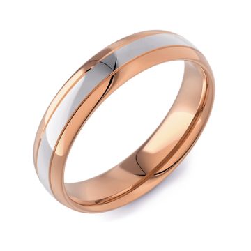 Classic Court Two Tone | Rose Gold White Inlay