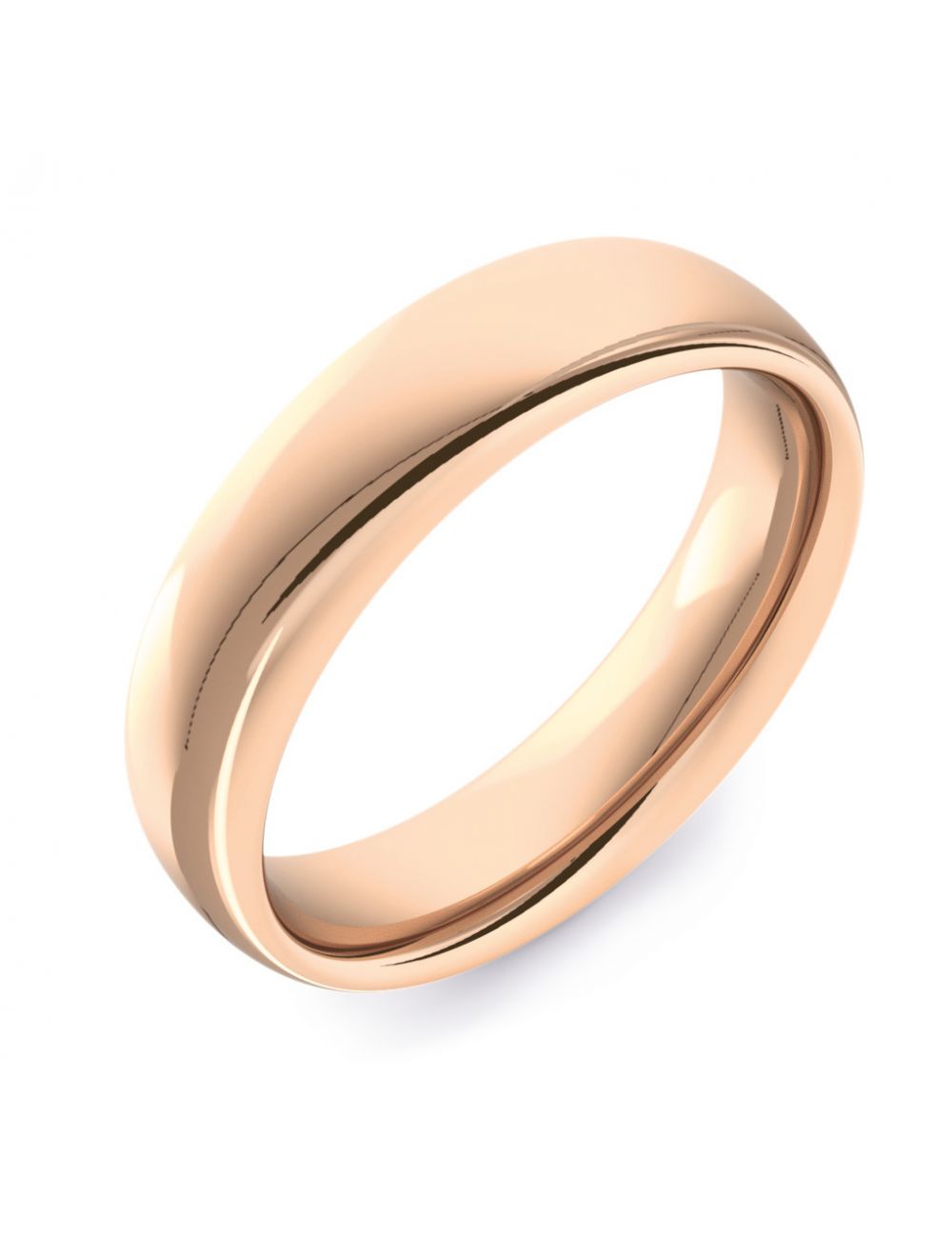 Hammered Simple Rose Gold Wedding Band | Ethical Jewelry – W.R. Metalarts