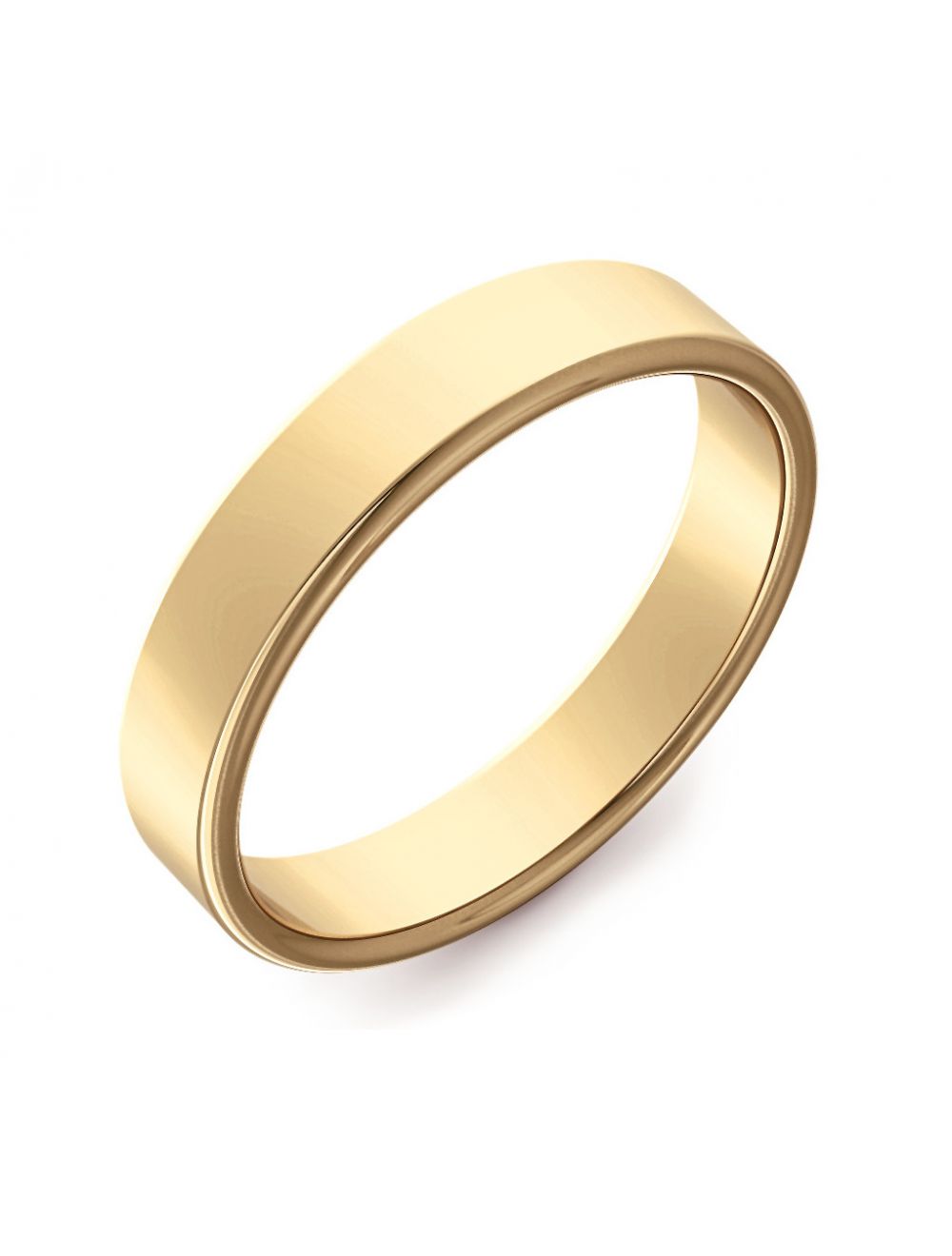 Simple Pure 24k Gold Wedding Ring Women-gemektower.com.vn