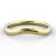 Gentle Curve Shaped | Yellow Gold Wedding Rings