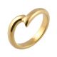 Wave Shaped | Yellow Gold Wedding Rings