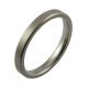 Plain Zirconium Flat Comfort Fit Wedding Ring